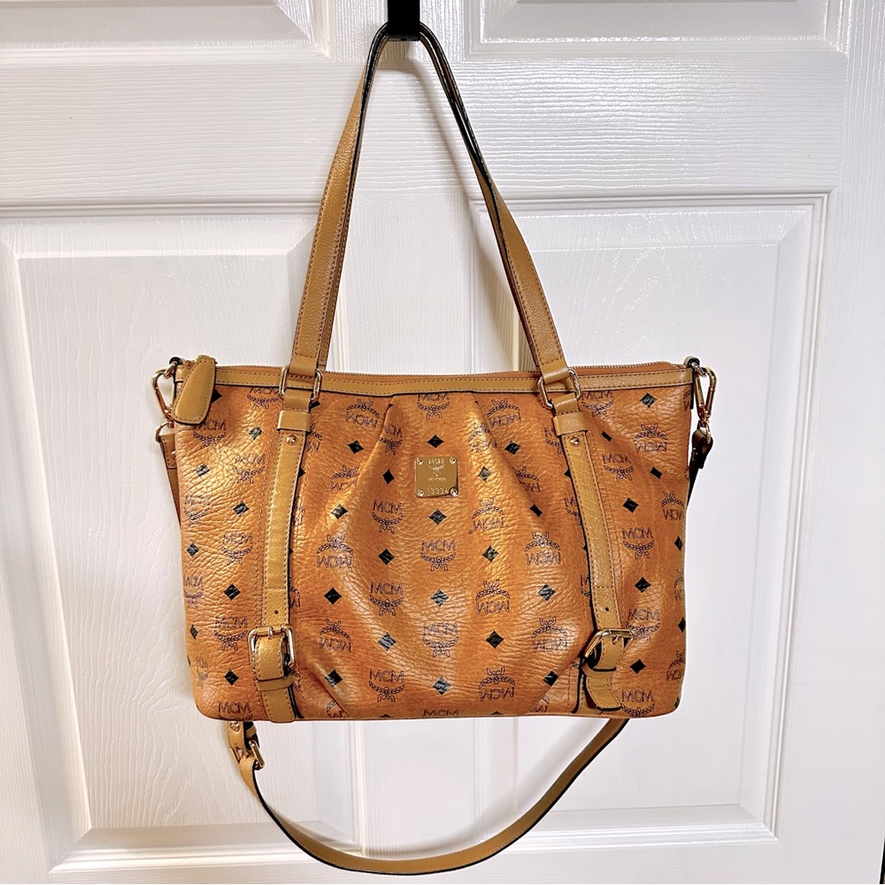 MCM Visetos Tote Bag